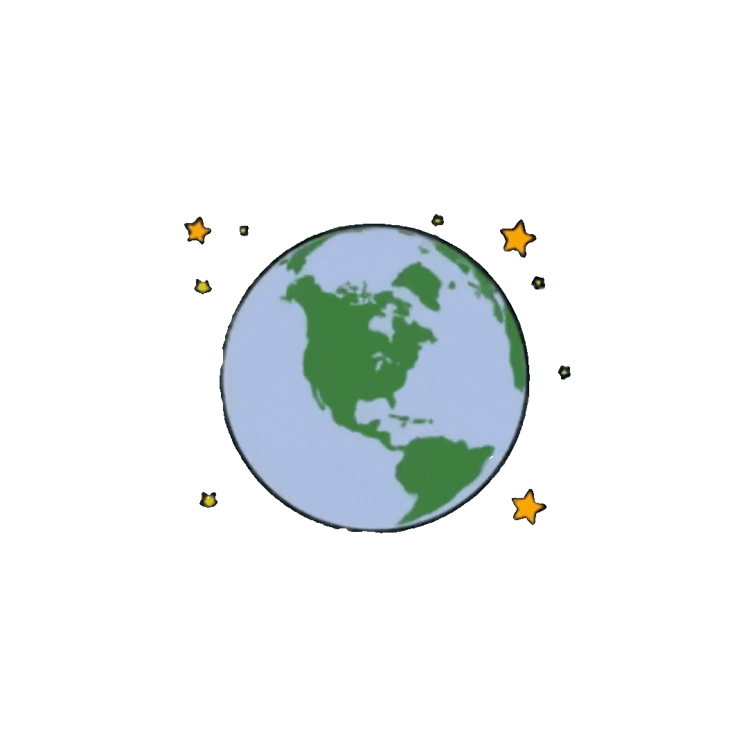 Spinning globe