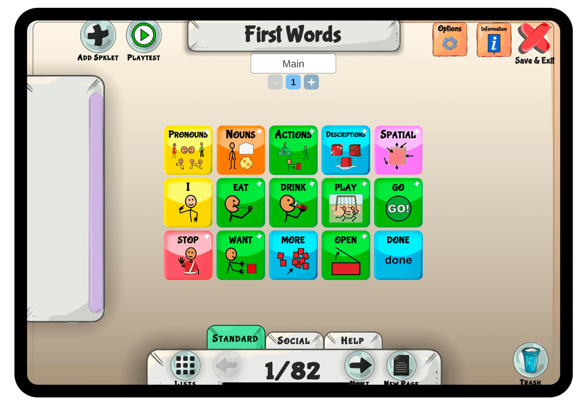Family using Spkeasy app together