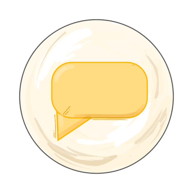 Message icon showing communication